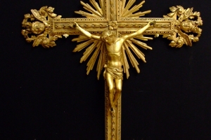 Crocifisso intagliato e dorato, Cattedrale di Orbetello, Grosseto (GR)