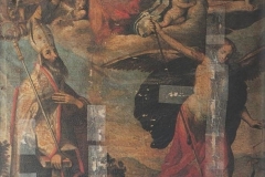 La pala di Francesco Nasini prima del restauro