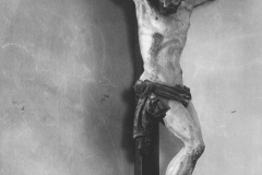 Il  Crocifisso prima dell'intervento di restauro