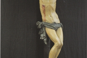 FERDINANDO TACCA , CROCIFISSO IN CARTAPESTA POLICROMA DELLA PIEVE DI S. MARIA NOVELLA A MARTI (PI)