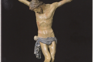 PIETRO TACCA, CROCIFISSO IN CARTAPESTA POLICROMA CHIESTA DI S. MARIA A SETTIGNANO